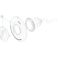 Pièces détachées pour Enjoliveur de projecteur MINI blanc