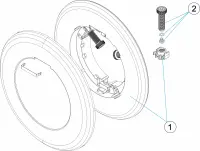 Pièces détachées pour Enjoliveur projecteur FLEXINICHE INOX