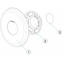 Pièces détachées pour Enjoliveur projecteur LUMIPLUS FLEXIMINI niche