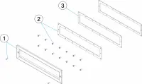 Pièces détachées pour Enjoliveur skimmer grande meurtière INOX