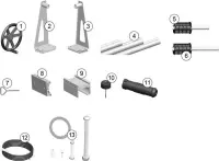Pièces détachées pour Enrouleur à pinces EP4 Alu-Inox