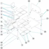 Pièces détachées pour Fauteuil de surveillance H-1000