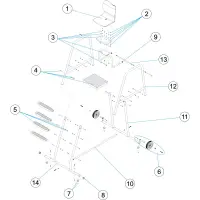 Pièces détachées pour Fauteuil de surveillance mobile