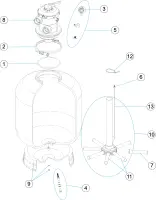 Pièces détachées pour Filtre ALICANTE TOP