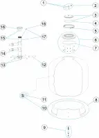 Pièces détachées pour Filtre AQUA TZ
