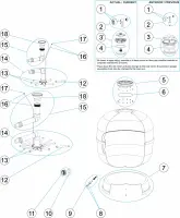 Pièces détachées pour Filtre ASTER 4BAR