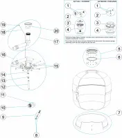 Pièces détachées pour Filtre ASTER Ø 900