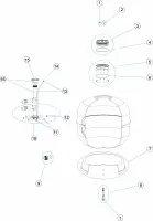 Pièces détachées pour Filtre ASTER couvercle fileté