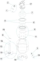 Pièces détachées pour Filtre ASTER TOP avec bride de serrage