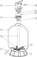 Pièces détachées pour Filtre AZUR Top