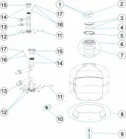 Pièces détachées pour Filtre ASTRAL VELA