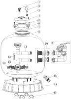 Pièces détachées pour Filtre Bobiné VIPool Side 11-15m3