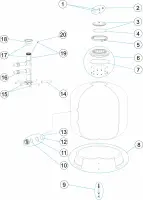 Pièces détachées pour Filtre BWS2 750-900
