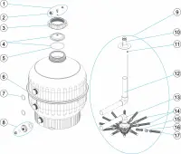 Pièces détachées pour Filtre CANTABRIC 750
