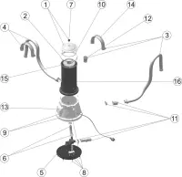 Pièces détachées pour Filtre à cartouche 2400L