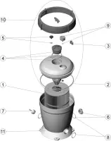 Pièces détachées pour Filtre à cartouche CEL 30, 50 BSP