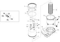 Pièces détachées pour Filtre à cartouche CLEARWATER II