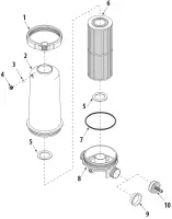 Pièces détachées pour Filtre à cartouche IN-LINE 1"1/2