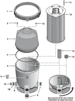 Pièces détachées pour Filtre à cartouche PLD50 SYSTEM 2