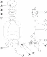Pièces détachées pour Filtre CORINTO SIDE