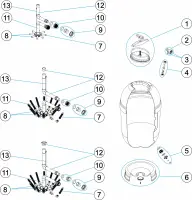 Pièces détachées pour Filtre DAS SIDE
