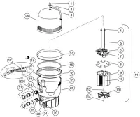 Pièces détachées pour Filtre Diatomée NAUTILUS - FNS Plus D.E.