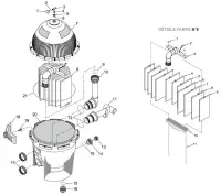 Pièces détachées pour Filtre à Diatomée SYSTEM 3 (Ø724)