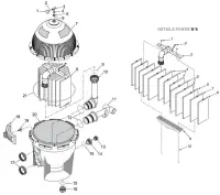 Pièces détachées pour Filtre à Diatomée SYSTEM 3 (Ø826)