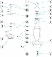 Pièces détachées pour Filtre DV SIDE