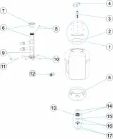 Pièces détachées pour Filtre EUROPA PRO T/G/P