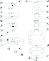Pièces détachées pour Filtre FLORIDA II SIDE