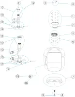 Pièces détachées pour Filtre FLORIDA SIDE Ø 400 à 900