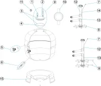 Pièces détachées pour Filtre JUPITER T J6