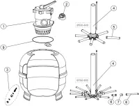 Pièces détachées pour Filtre Laminé Top (avec vanne PRAHER)