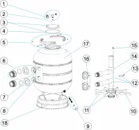 Pièces détachées pour Filtre latéral frette