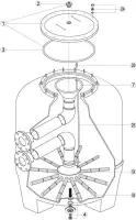 Pièces détachées pour Filtre MALAGA