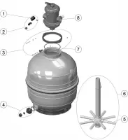 Pièces détachées pour Filtre MEDITERRANEO Top