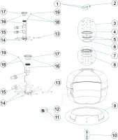 Pièces détachées pour Filtre MULHACEN