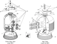 Pièces détachées pour Filtre NAJA, VIPER, COBRA