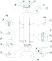 Pièces détachées pour Filtre NORMA Ø 1000 - 1200