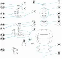 Pièces détachées pour Filtre POOOL COMFY side