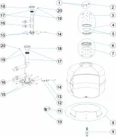 Pièces détachées pour Filtre PRANA SIDE