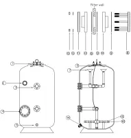 Pièces détachées pour Filtre SMD SIDE, SMDD SIDE