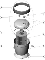 Pièces détachées pour Filtre TERRA 50 et 75
