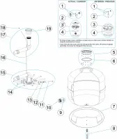 Pièces détachées pour Filtre UVE SIDE