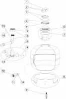 Pièces détachées pour Filtre VERONA Side