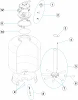 Pièces détachées pour Filtre VERONA TOP