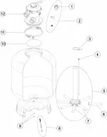 Pièces détachées pour Filtre VERONA Top