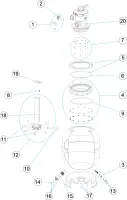 Pièces détachées pour Filtre VOLCANO TOP