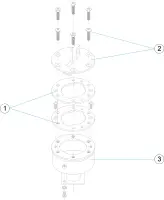 Pièces détachées pour Fixation de lignes de nage LINER